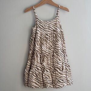 Cactus & Pearl 4T zebra print dress